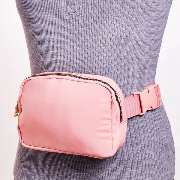 Adjustable Belt Bag - Pink