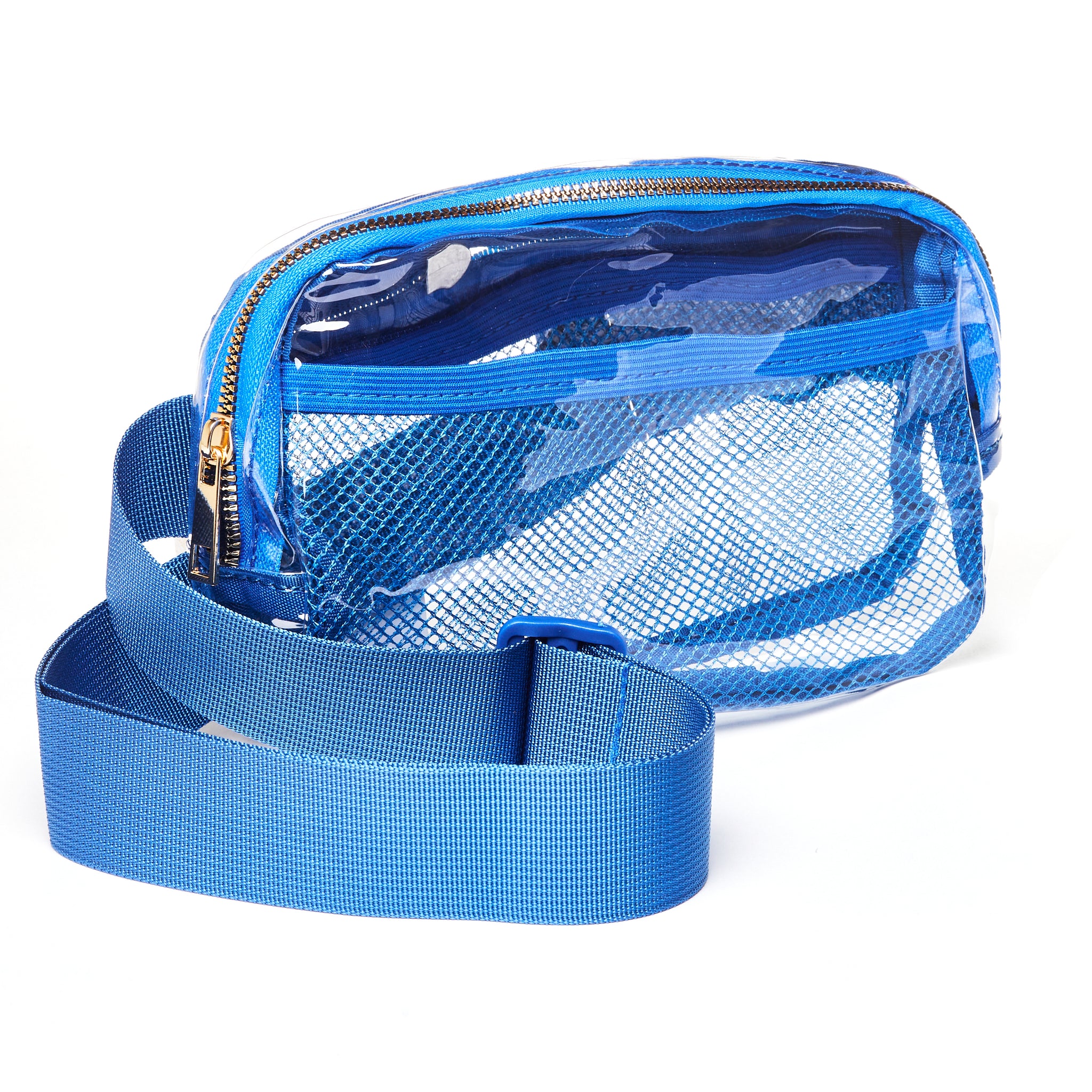 Adjustable Belt Bag - Clear Blue