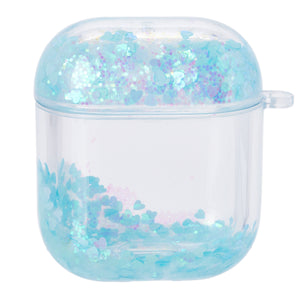 Aqua Glitter Airpod Case