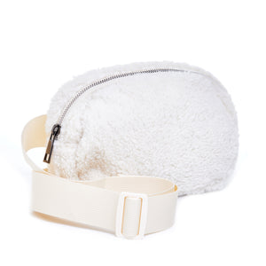 Adjustable Belt Bag - White
