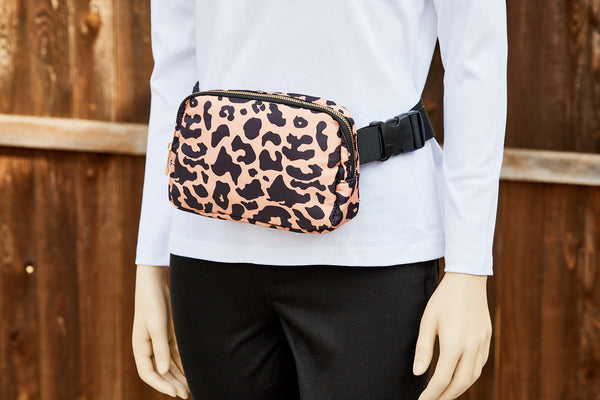 Adjustable Belt Bag - Leopard
