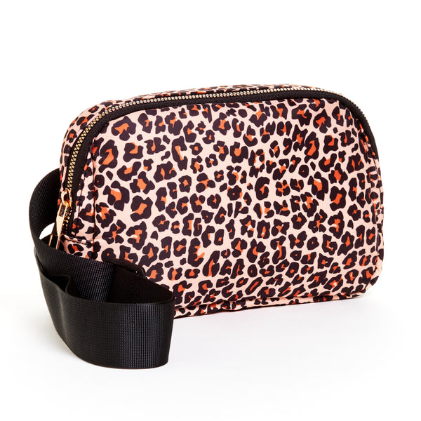 Adjustable Belt Bag - Leopard Small Print