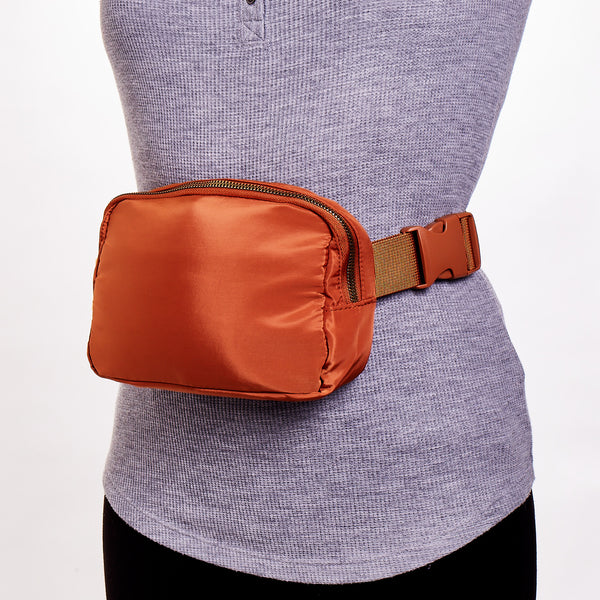 Adjustable Belt Bag - Brown